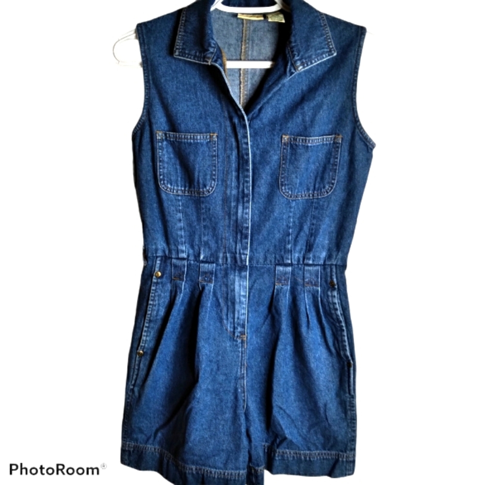 St.Johns Bay blue jean shorts jumper. Size 6